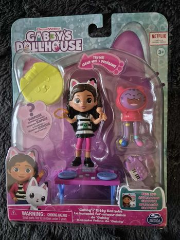 Gabby's Dollhouse Gabby's Kitty Karaoke Figurine et chat