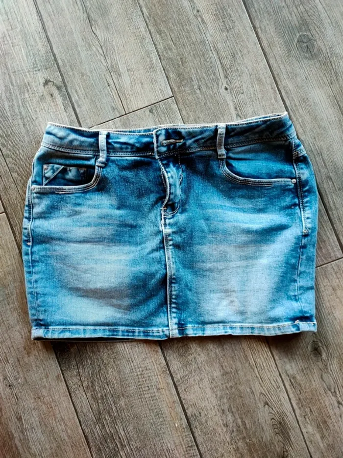 Jupe en jean Pimkie t 36