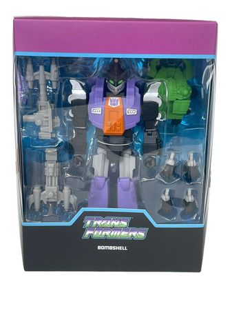 Figurine Transformers Deception Bombshell Super 7 / Hasbro neuf