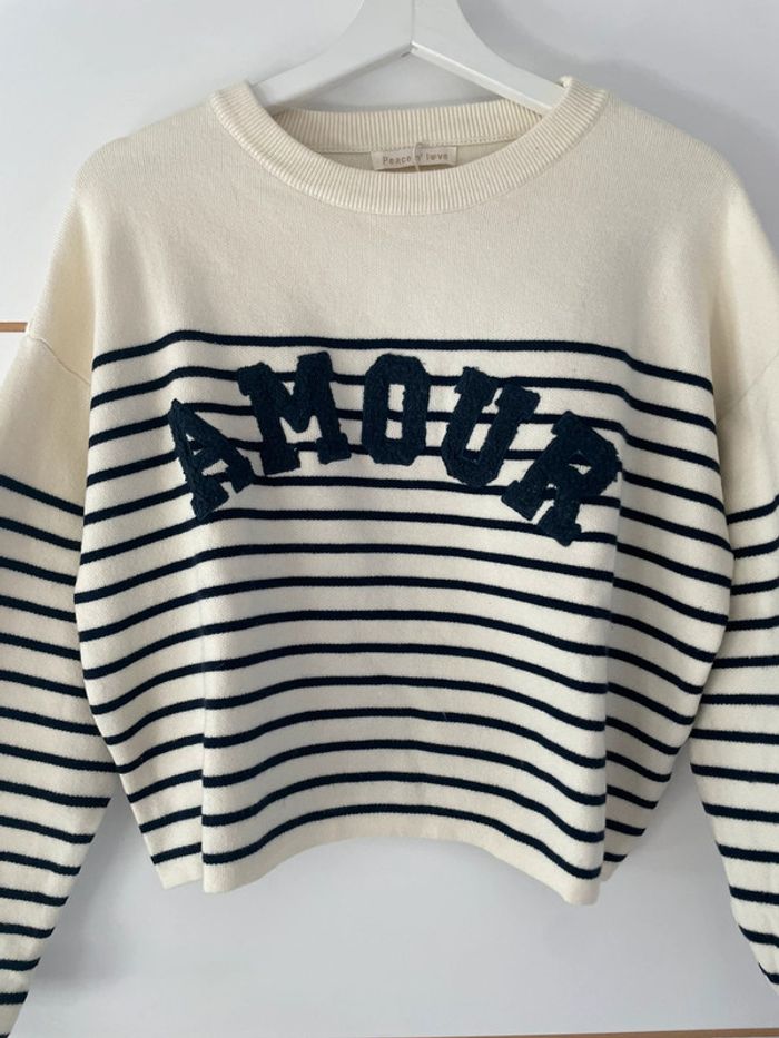 Pull marinière Amour S - photo numéro 2