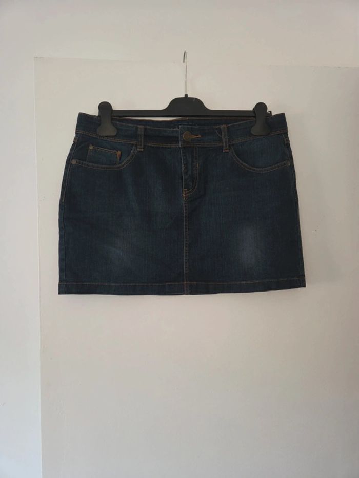 Jupe courte femme jean brut TBE taille 42 mim