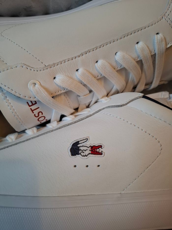 Baskets Lacoste t. 45 100%Cuir, Neuf jamais porte, valeur 150euro - photo numéro 9