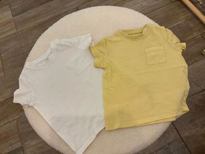 Lot de 2 t-shirts manches courtes été