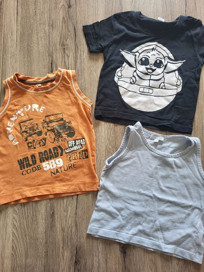 T shirt débardeur lot
