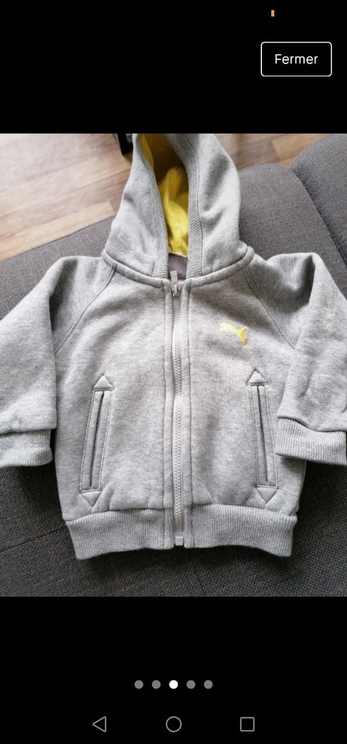 Survêtement jogging puma garçon 2/4 mois - photo numéro 2