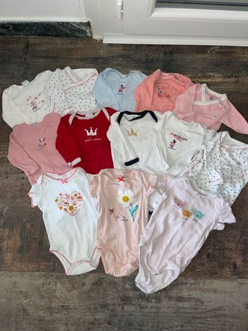 Lot bodies petit bateau 3 mois