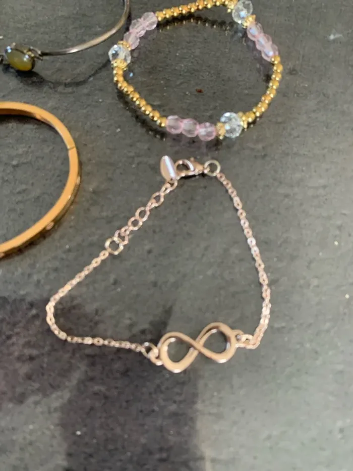 Lot de 5 bracelets fantaisie femme - photo numéro 2