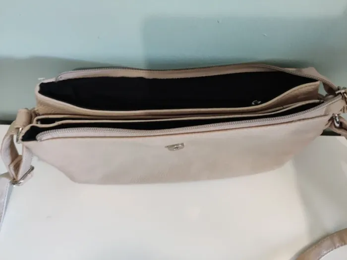 Sac à bandoulière beige - photo numéro 3