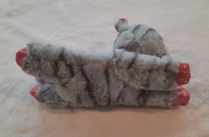 Peluche chats qui s'agrippe - photo numéro 2