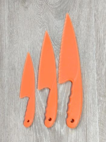 Ensemble de cuisine 3 pièces orange pour enfant neuf