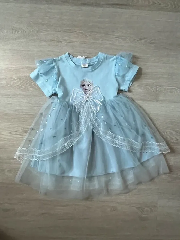 Sublime Robe Frozen 4-5 ans - photo numéro 2