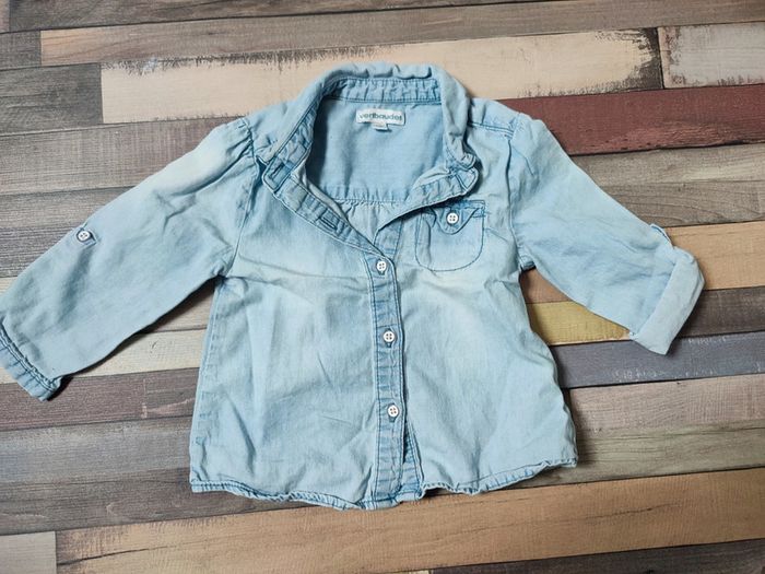 Chemise en jean Vertbaudet