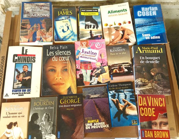Lot de livres thriller policier roman amour vie - photo numéro 2