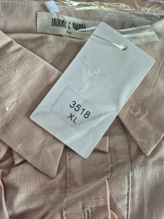 Combishort Crème avec Poches et Ceinture Femme Taille XL/42 - photo numéro 3