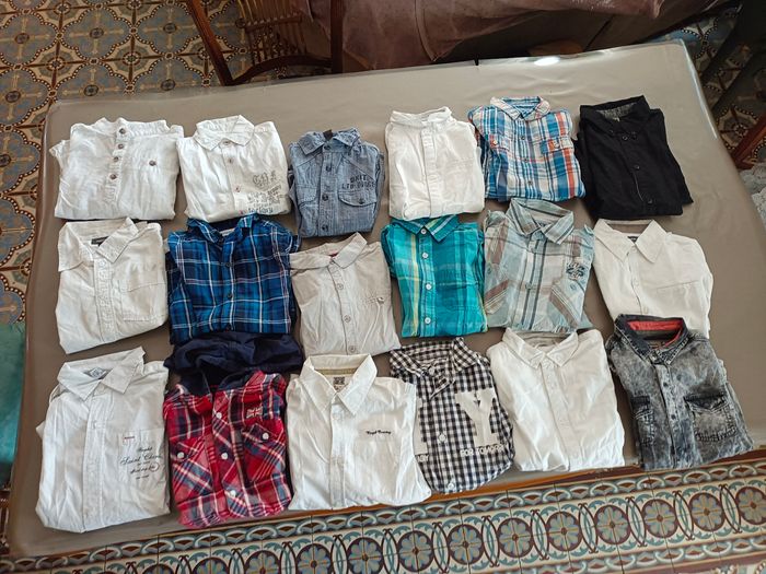 Lot de 17 chemise plus un polo chemisette - photo numéro 6