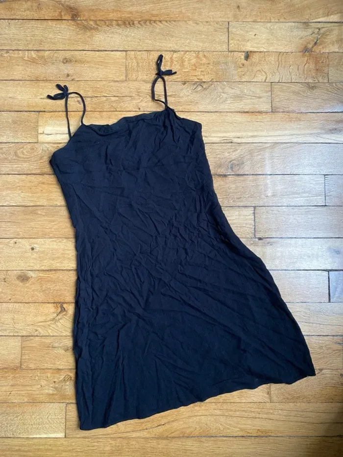 Mini robe noire Mango