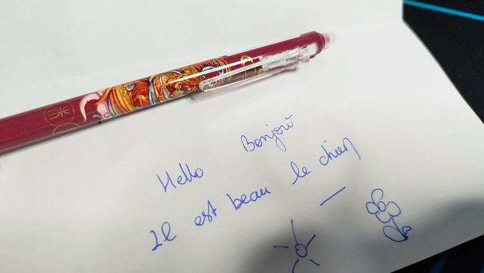 Stylo roller effaçable motif chinois - photo numéro 2