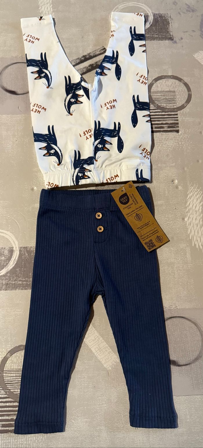 Lot de 2 pantalon legging - photo numéro 2