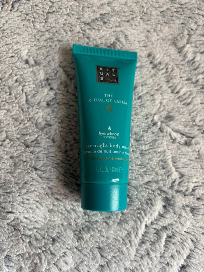 masque de nuit pour le corps Rituals the ritual of karma