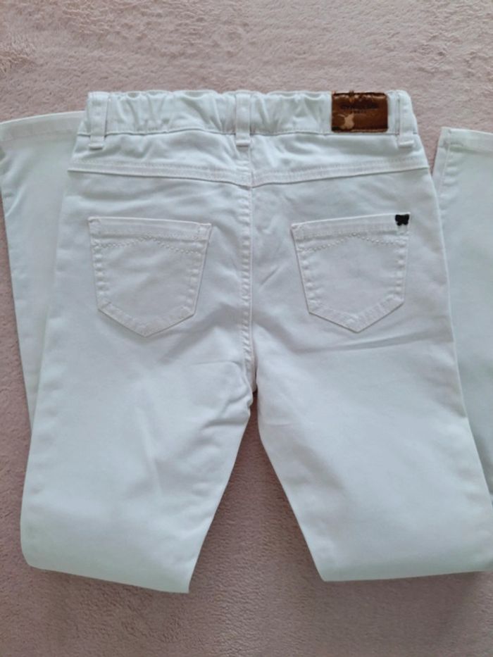 Pantalon skinny Cyrillus 9 ans rose très clair - photo numéro 3