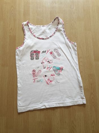 débardeur motif tongs