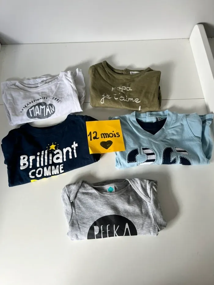 Tee Shirt manches longues 12 mois
