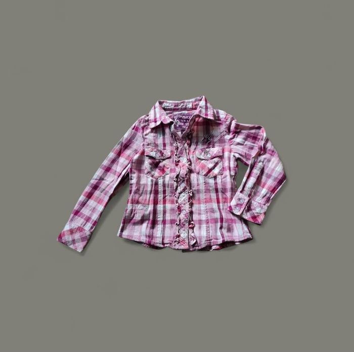 chemise à carreaux Complices fille 4 ans