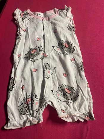 Combinaison hérisson 6/9 mois