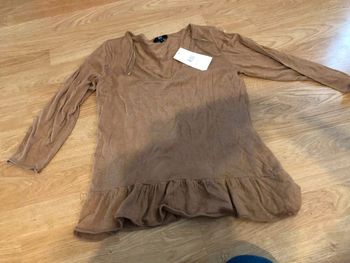 Pull  leger camel
