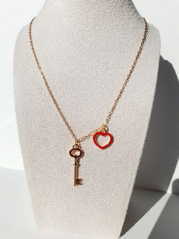 Collier "la Clé de mon Coeur"