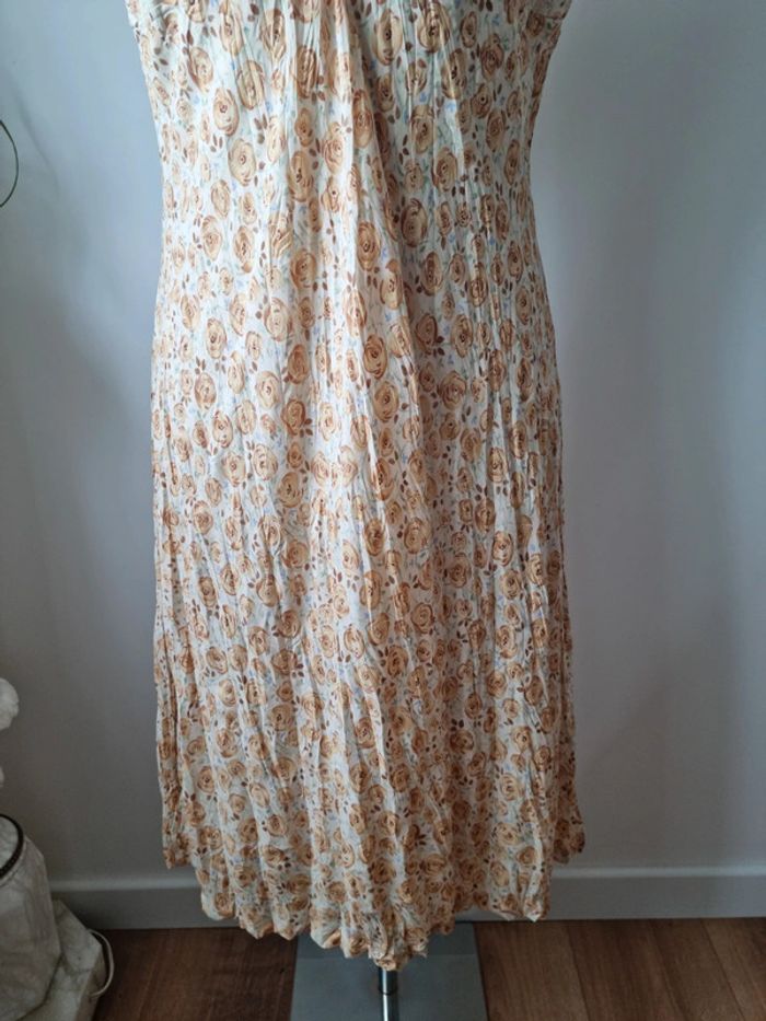 Robe longue fleurie Vintage année '80 - photo numéro 10