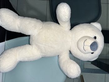Peluche ours blanc