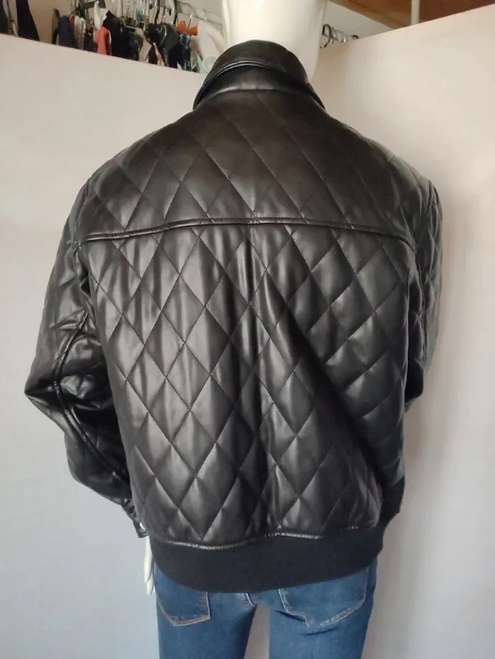Blouson matelassé noir - photo numéro 6