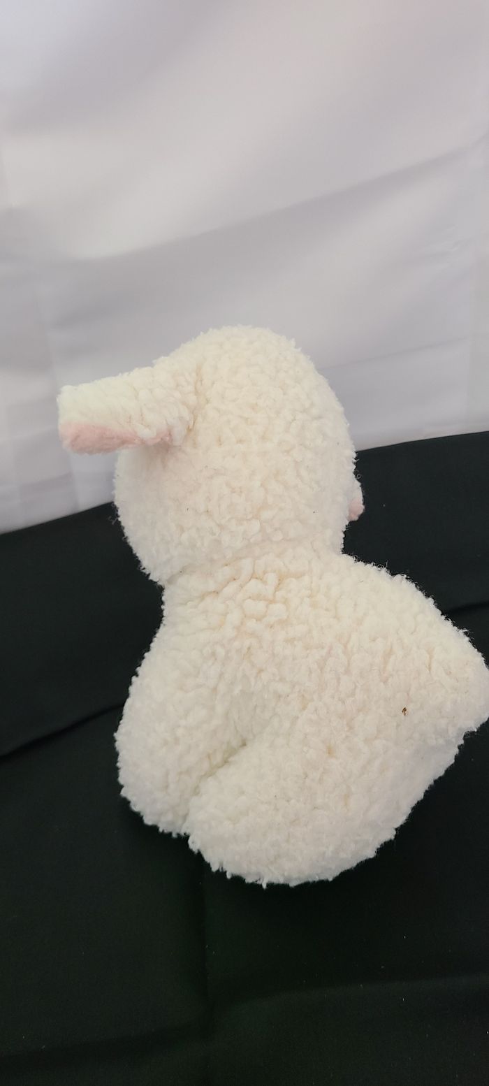 Ancienne peluche Vintage Mouton Agneau blanc 22 cm Bettella - photo numéro 2