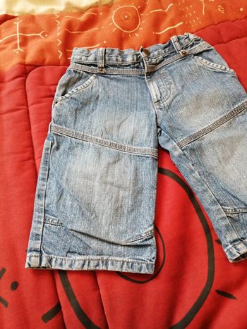 Short en jeans