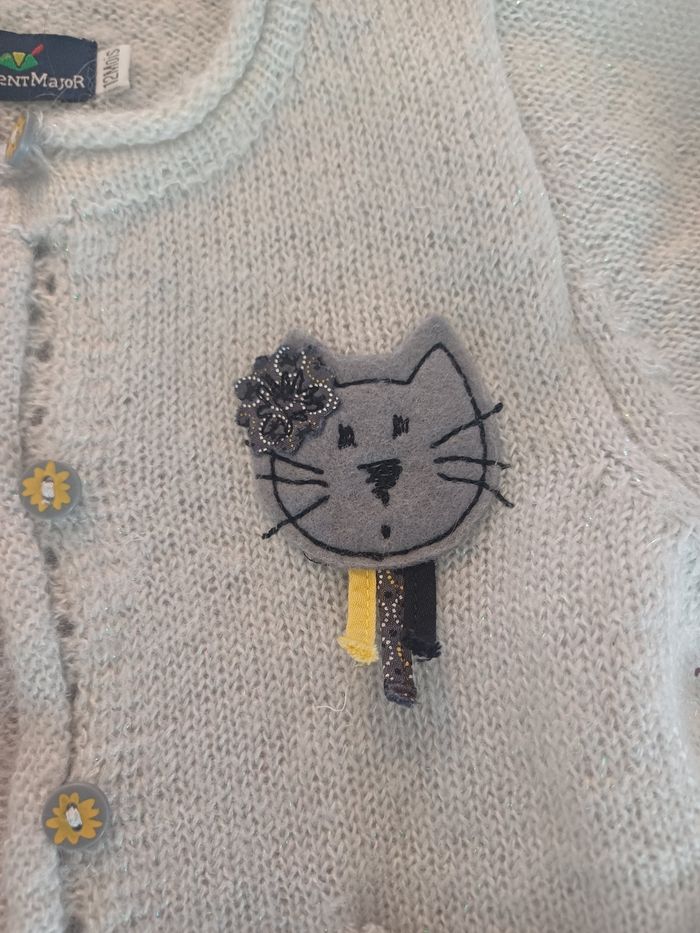 Gilet motif chat - Sergent Major - photo numéro 4