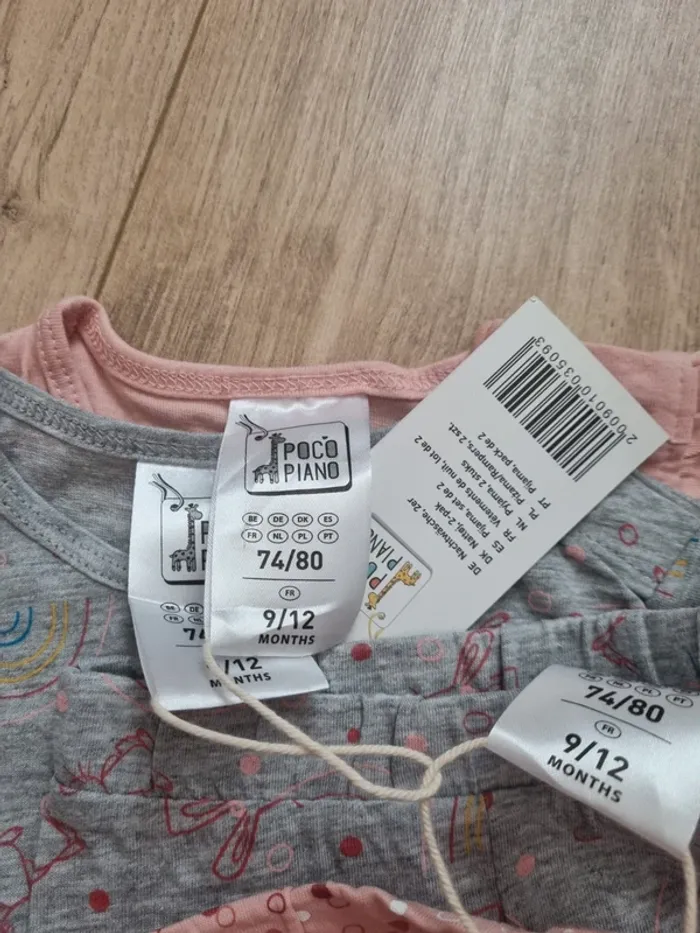 Lot 2 pyjamas 9/12 - photo numéro 4
