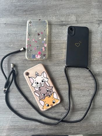 Lot de 3 coque de téléphone pour iphone XR