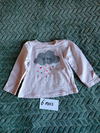 T-shirt manches longues 6 mois