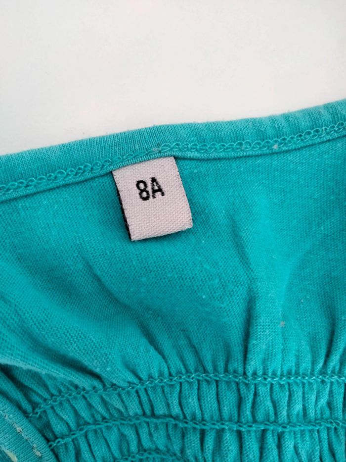 Haut turquoise sequins - 8 ans - photo numéro 3