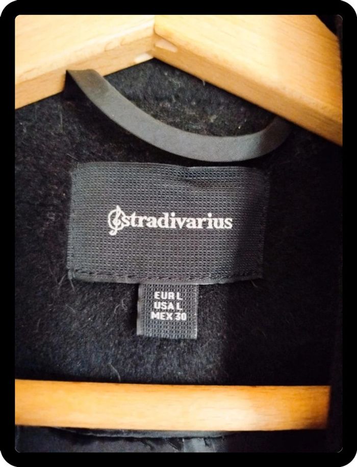 Joli manteau noir stradivarius - photo numéro 4