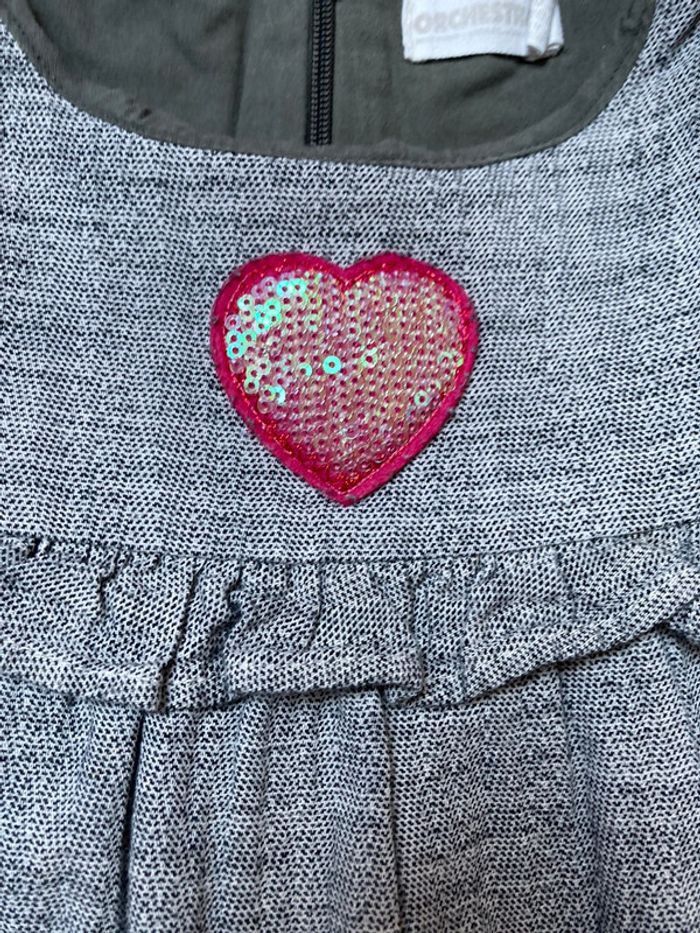 Superbe robe Orchestra grise 5 ans - photo numéro 5