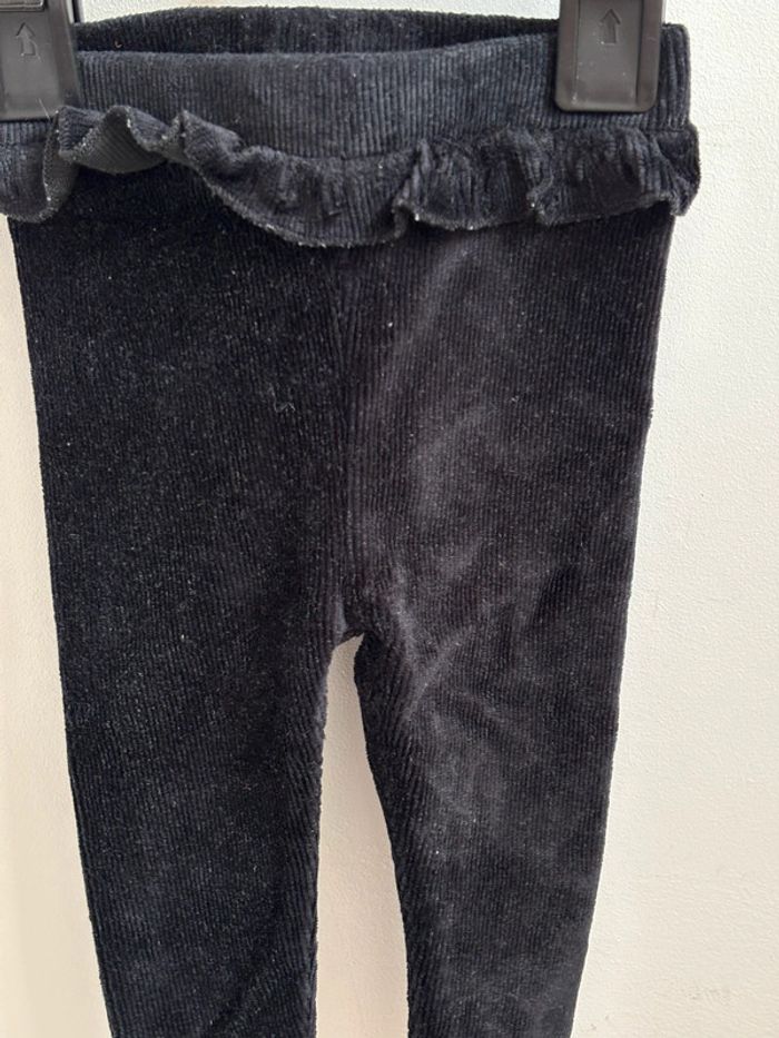 Pantalon velours noir 6 mois - photo numéro 3