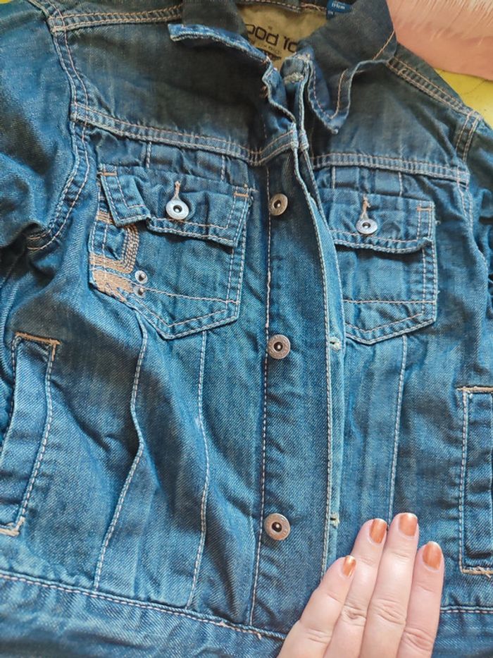veste en jean  okaidi 6 ans - photo numéro 3