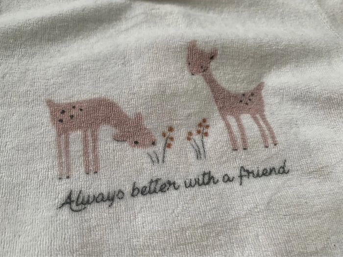 Lot 2 pyjama velours blanc rose biche La Redoute 2 ans - photo numéro 5