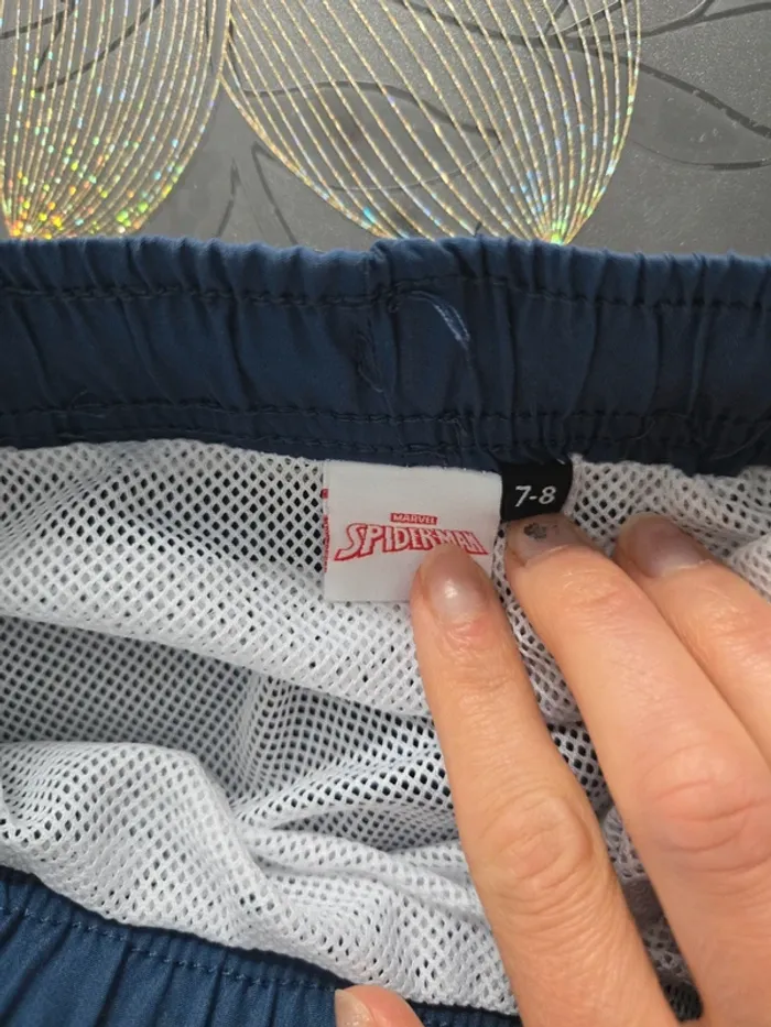 Short de bain Spiderman 7-8 ans - photo numéro 2