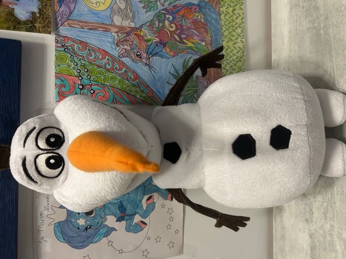 peluche olaf disney bonhomme de neige reine des neiges - photo numéro 3