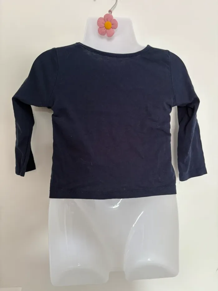 T-shirt bleu In Extenso - 18 mois - photo numéro 2