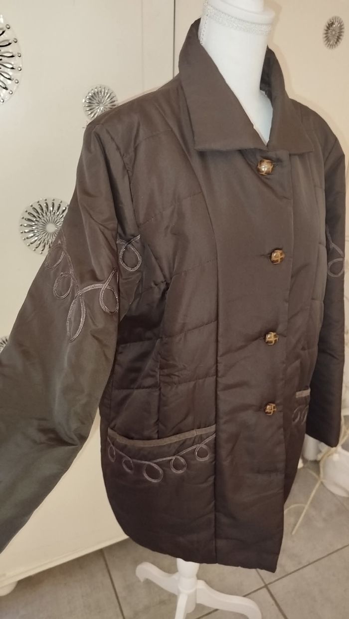 Veste matelassée marron Claire d'Orane - photo numéro 4