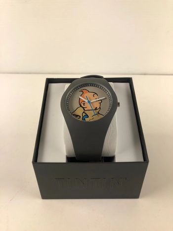 Montre Tintin Anthracite Médium 3H